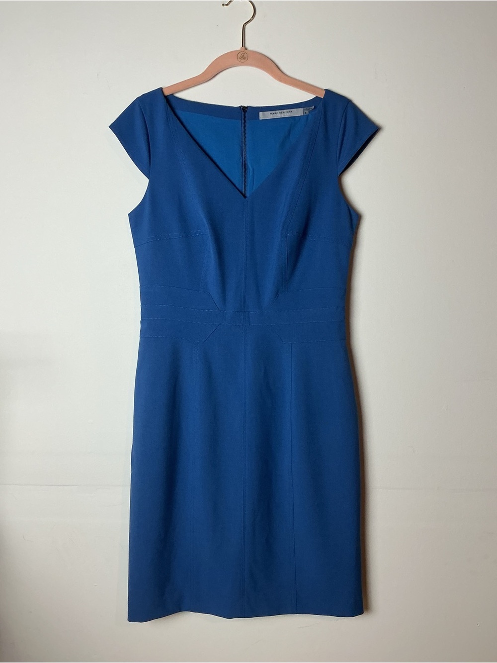 Marc New York Blue Cap Sleeve Dress Size 6